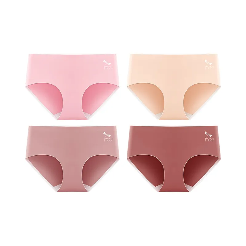 RED DRAGONFLY 60S Combed Cotton Seamless Underpants Women's Gift Box Set Of 4-5