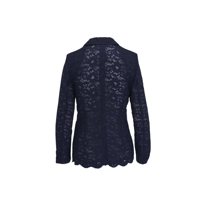 Talbot Runhof Lace panelled Blazer-1