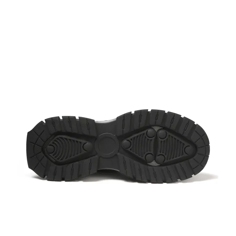 JEEP SPIRIT Slip Resistant, Abrasion Resistant, Breathable, Height Increasing Low Top Chunky Sneakers Men's Bronze-7