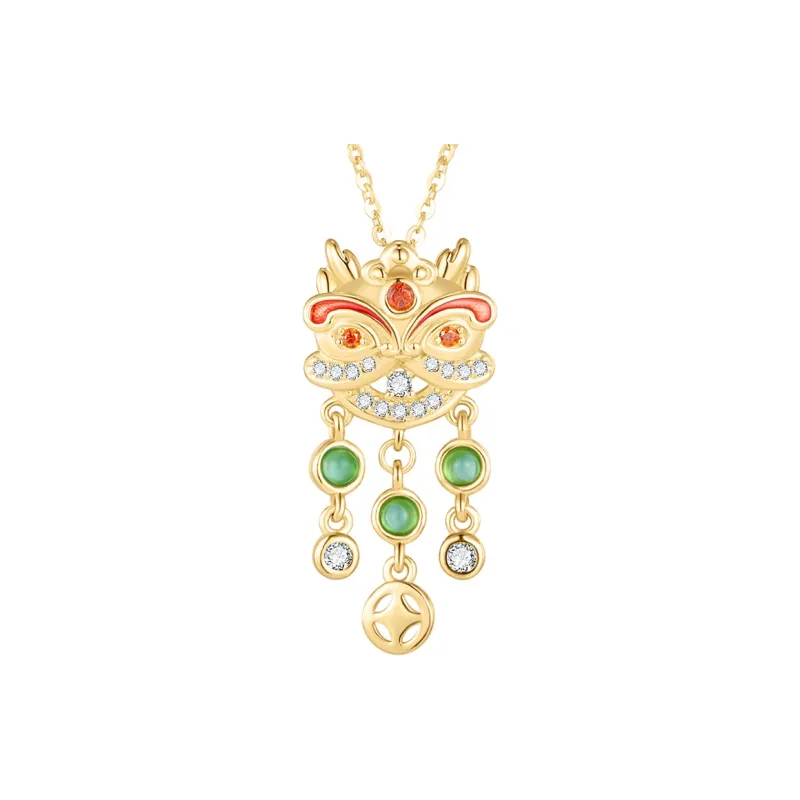 MAMADESHOUHU Chalcedony Jade Necklaces Women's-0