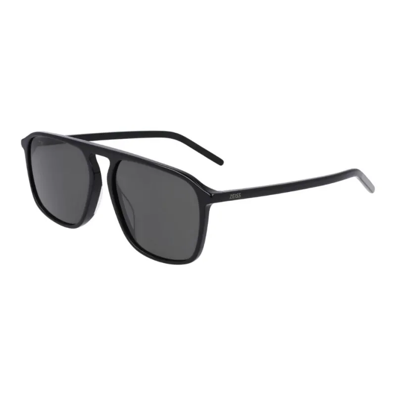 ZEISS Plastic Square Sunglasses Unisex Black-0