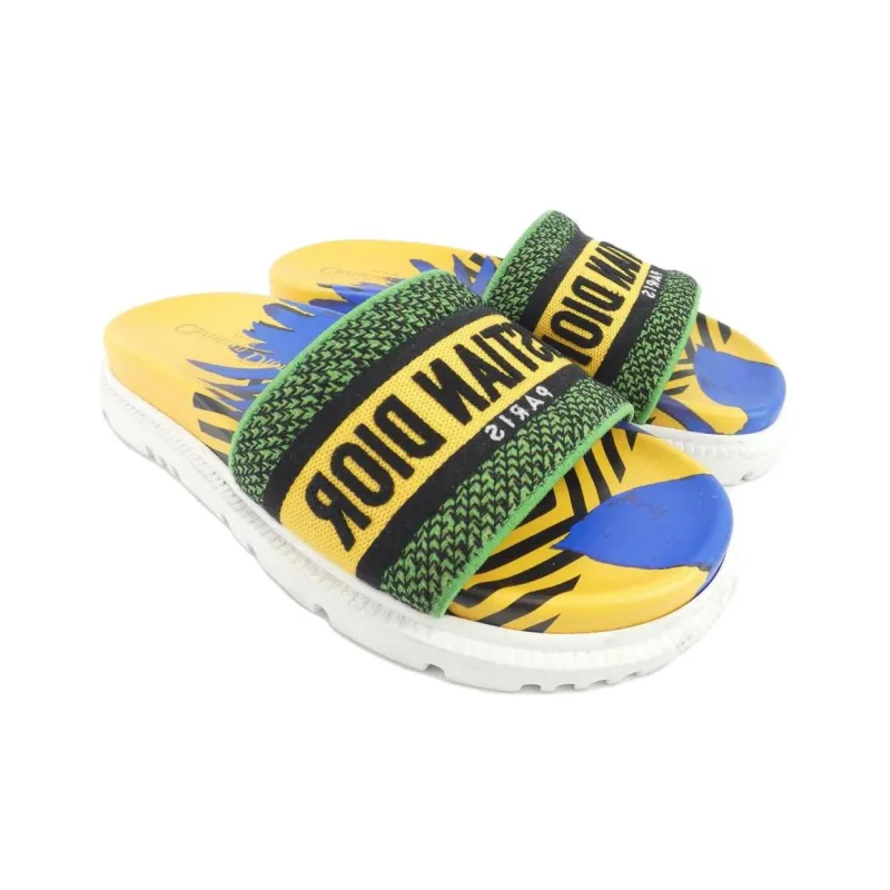 DIOR Dway EVA Slide Slippers Women's Yellow-3