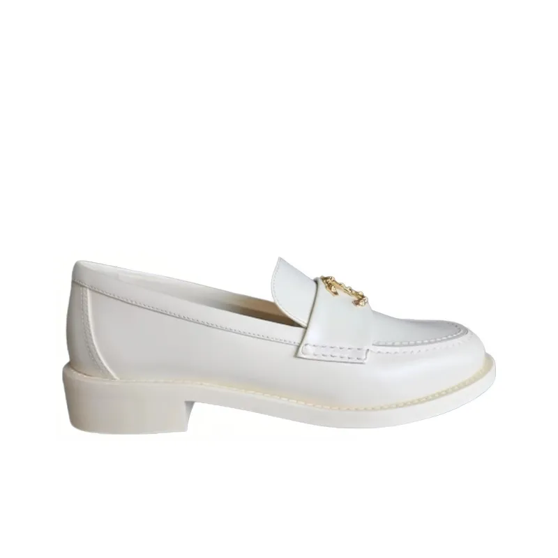 CHANEL Loafers Women's Beige-1