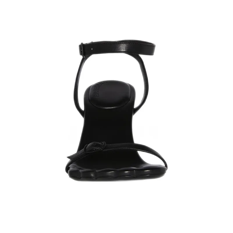 Balenciaga Afterhour 90mm Sandals 'Black' Women's-2