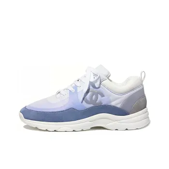 CHANEL Women's Suede Calfskin Sneaker 'Sky Blue' Women's