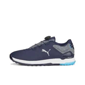 PUMA ProAdapt Alphacat Abrasion Resistant Breathable Low Top Golf Shoes Men's Blue Gray