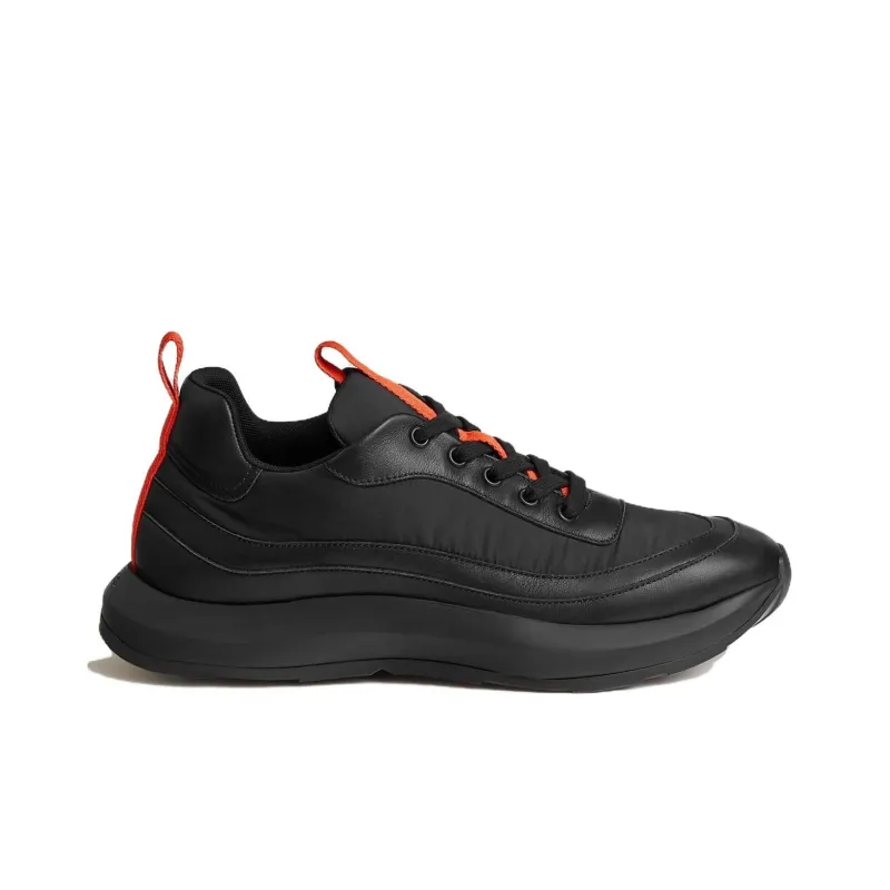 HERMES Gramme Low-Top Casual Shoes Men's Black-1