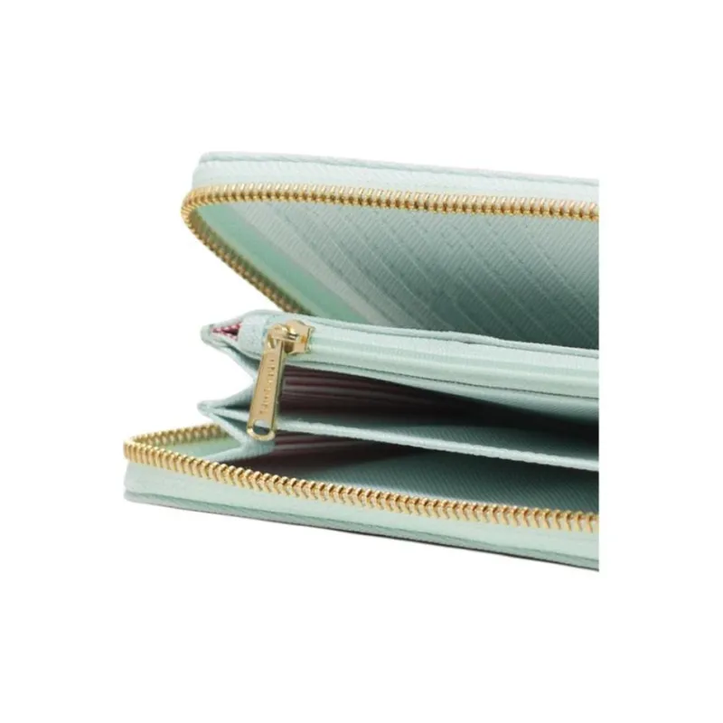 Herschel Polyester Clutches Wallets Regular Women's Light Blue-4