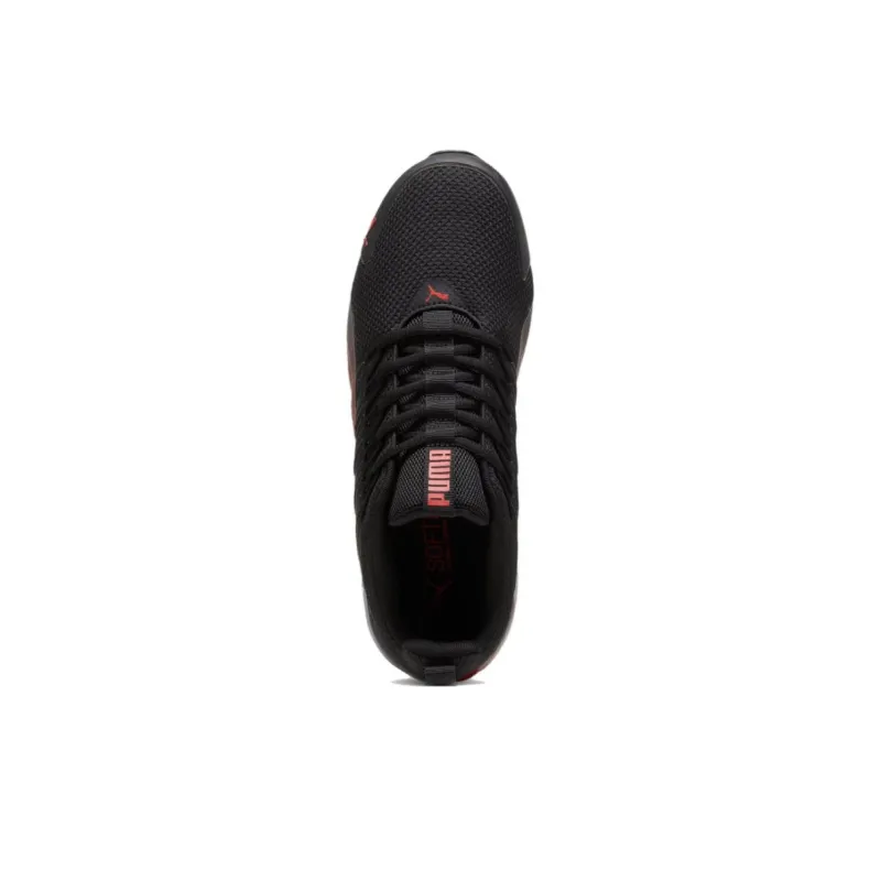 PUMA Voltaic Evo Anti Slip Wear Resistant Low Top Running Shoes Men's Black-3
