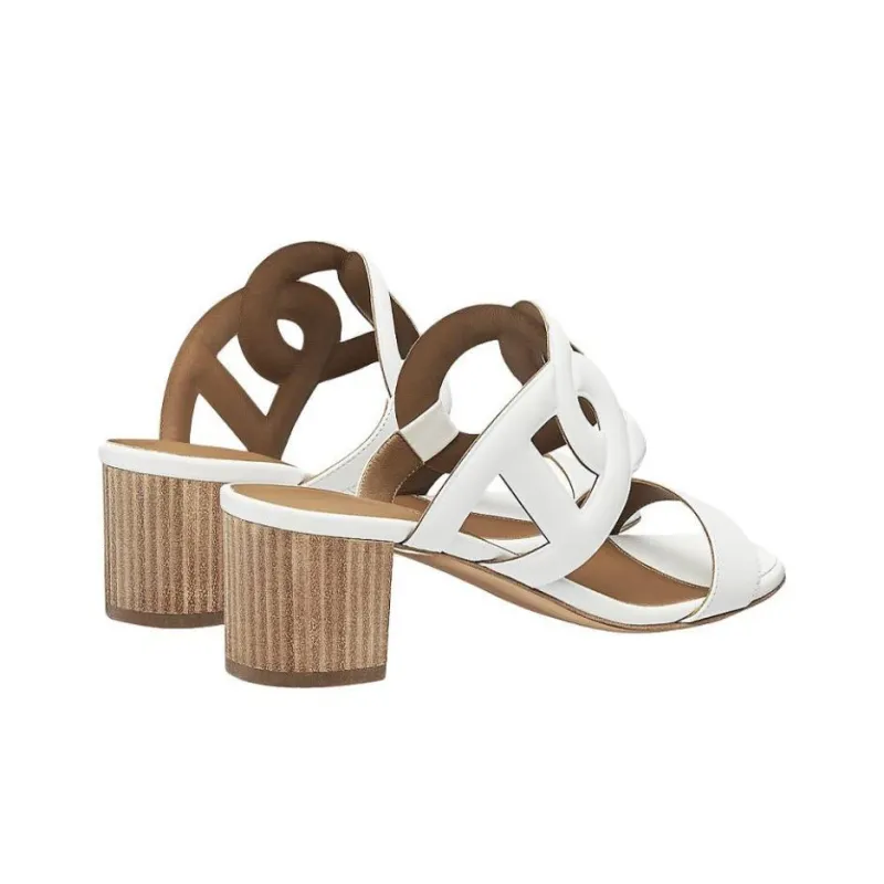 HERMES Bikini Odor Resistant Slide Slippers Women's White-3