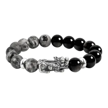 SIMPLE JOYS Obsidian Bracelets Unisex