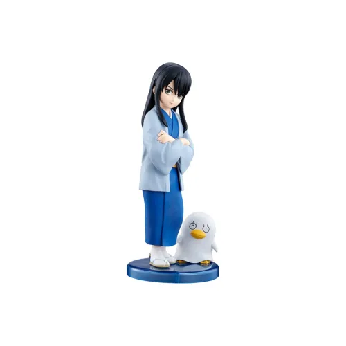 BANDAI Gintoki Sakata Kotarou Katsura Elizabeth Adokenette Gintama Kotarou Katsura Bonus Gifts 14cm