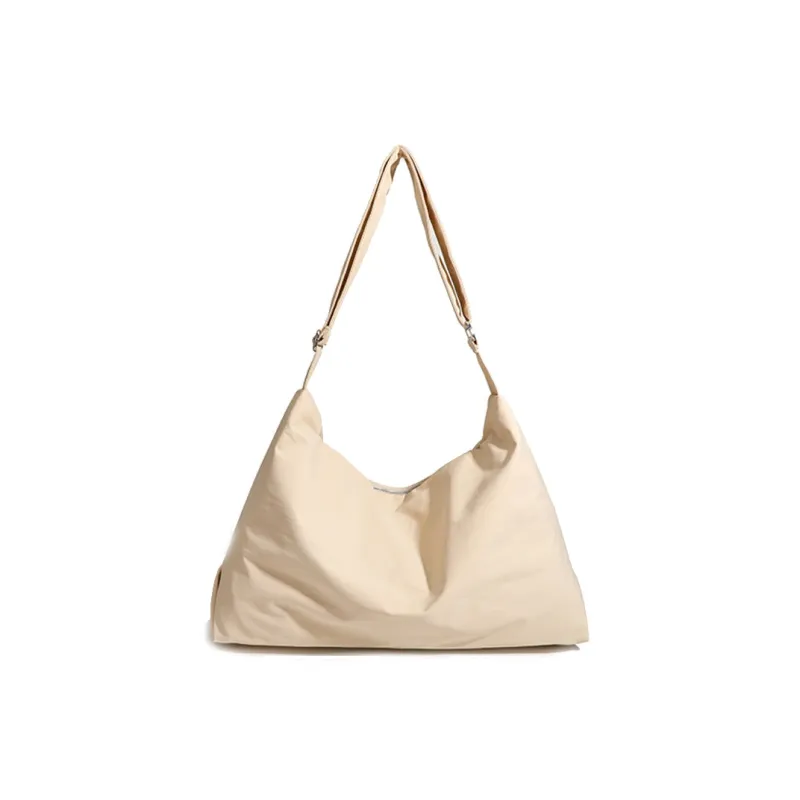 HAWA Canvas Canvas Bag Tote Shoulder Bag Women's White/Apricot/Black-4