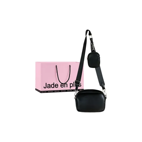 Jade En Plus PU Shoulder Bag, Crossbody Bag Regular Women's Black/White