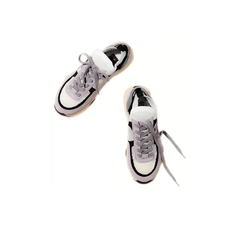 CHANEL 22C Sneakers White Black Purple Women's-2