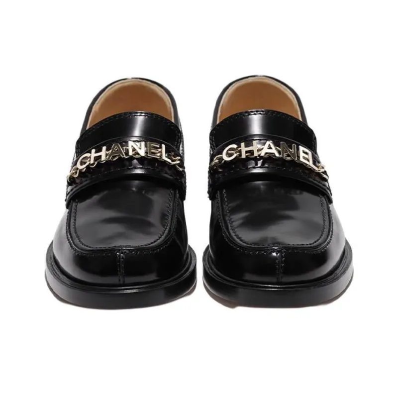 CHANEL Loafers Women's Black-4