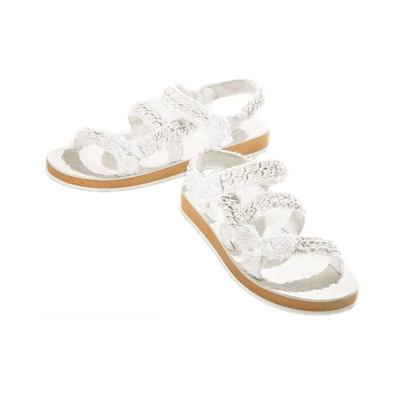 CHANEL Sports Sandals Women's White-2
