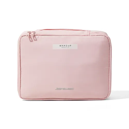 JEANSWEST Fabric Toiletry Bag Storage Bag Makeup Bag Handbag Regular Women's Pink