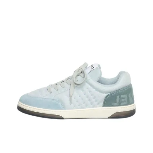 CHANEL Skateboard Shoes Women's Low-Top Blue