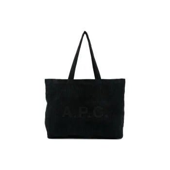A.P.C Diane Logo Printed Shopping Bag