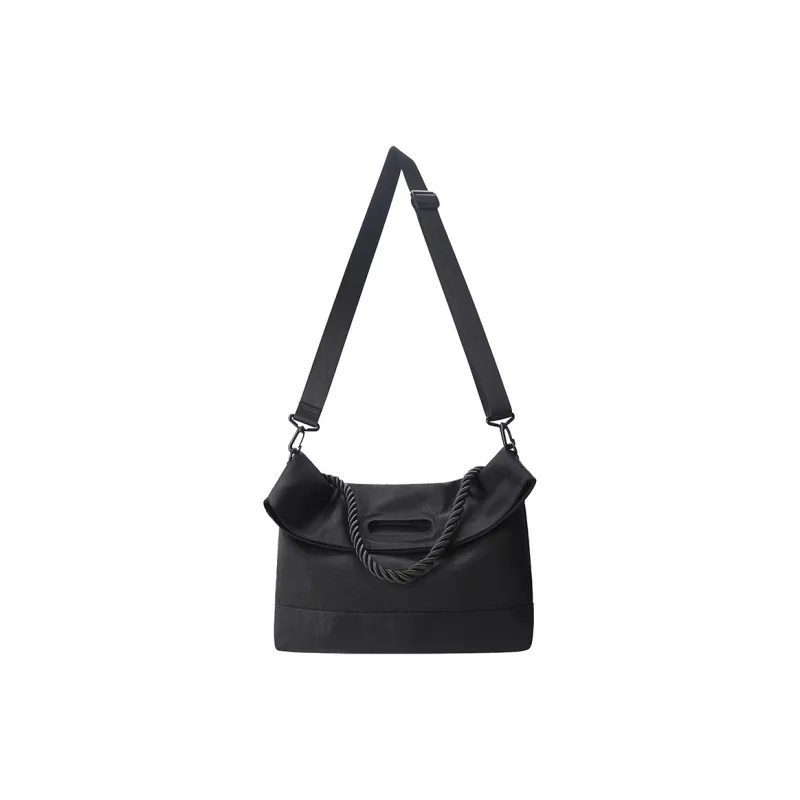Carksky Nylon Shoulder Bags Handbags Regular Unisex Black-0