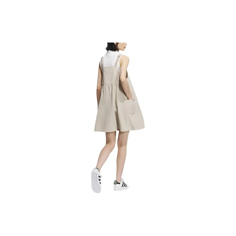 Adidas Originals Slip Dresses Women's Beige-1