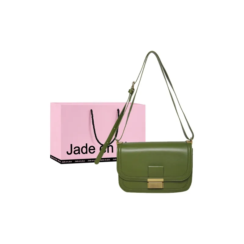 Jade En Plus PU Shoulder Bag Crossbody Bag Regular Women's Black/Green/Brown-15