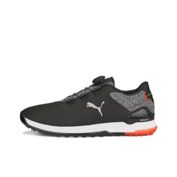 PUMA ProAdapt Alphacat Anti Slip Wear Resistant Low Top Golf Shoes Men's Black Gray