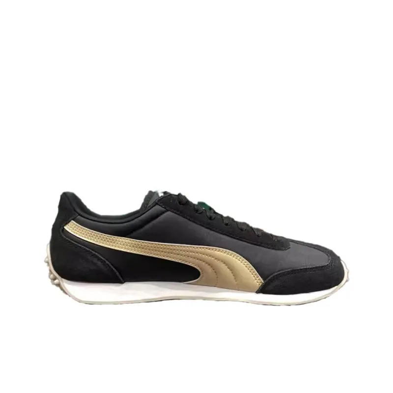 PUMA Whirlwind Classic Anti Slip Wear Resistant Low Top Casual Shoes Unisex Black-1