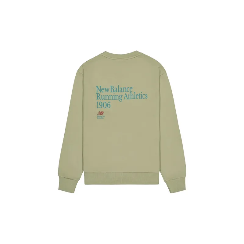 New Balance Sweatshirt Men's Deep Wood Brown-1