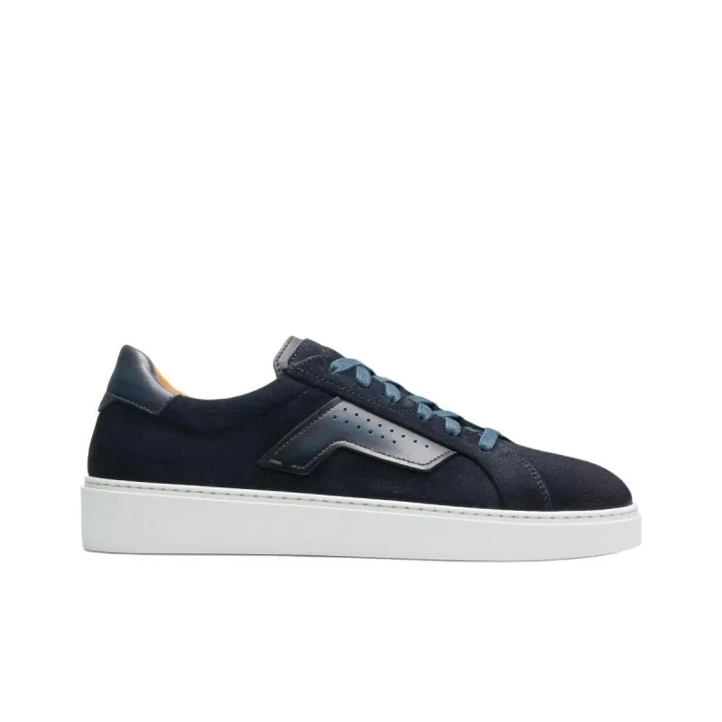 Magnanni Phoeni Low-Top Skateboard Shoes Men's Marine Blue-1