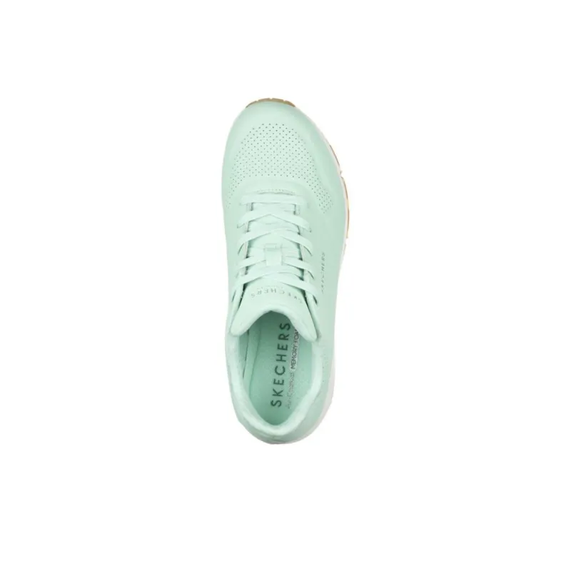 Skechers Uno Slip-Resistant Low-Top Casual Shoes Women's Green-3