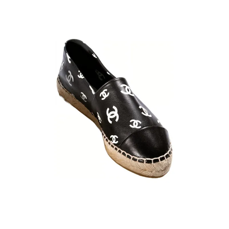 CHANEL ICON 2022 SS Espadrilles Women's Black-3