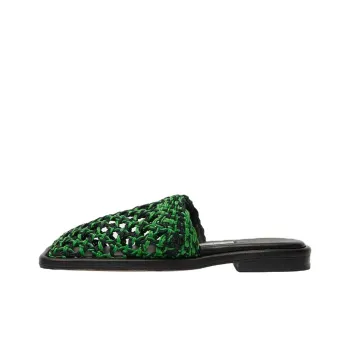 MIISTA Wrap-toe Slippers Women's Green