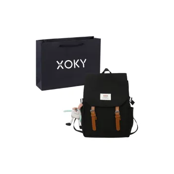 XOKY Nylon Backpack Regular Unisex White/Black