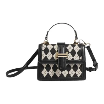 Carksky PU Handbag Shoulder Bag Crossbody Bag Women's Black