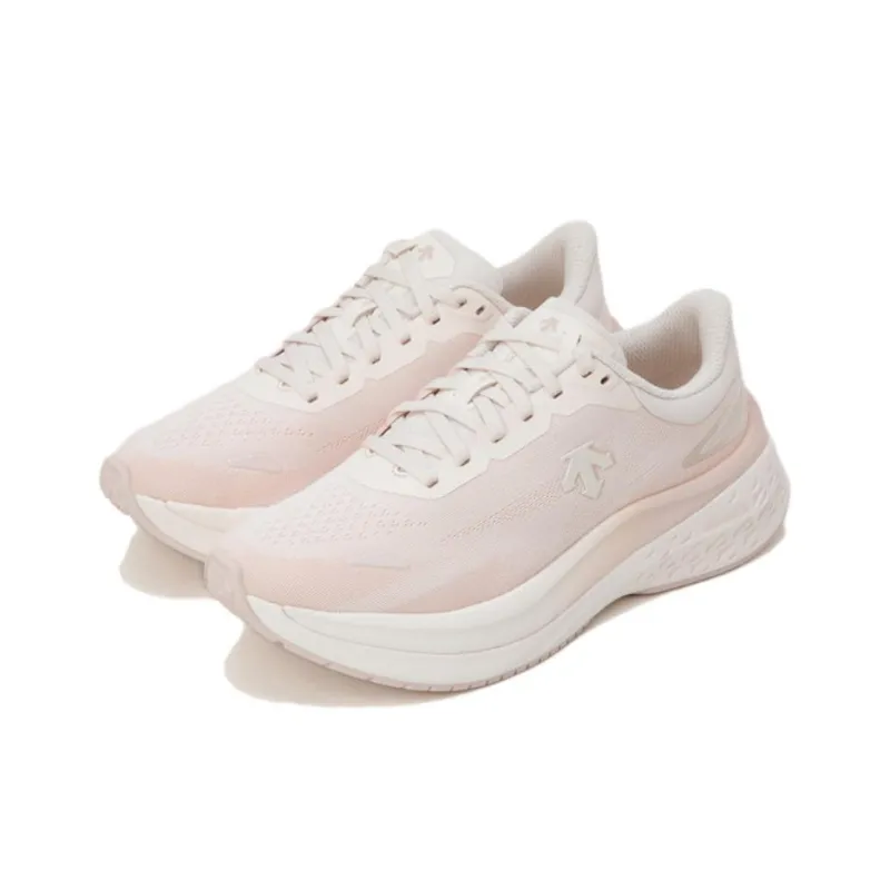 DESCENTE ENERGITE RIDE Anti Slip Wear Resistant Low Top Running Shoes Women's Light Pink-1