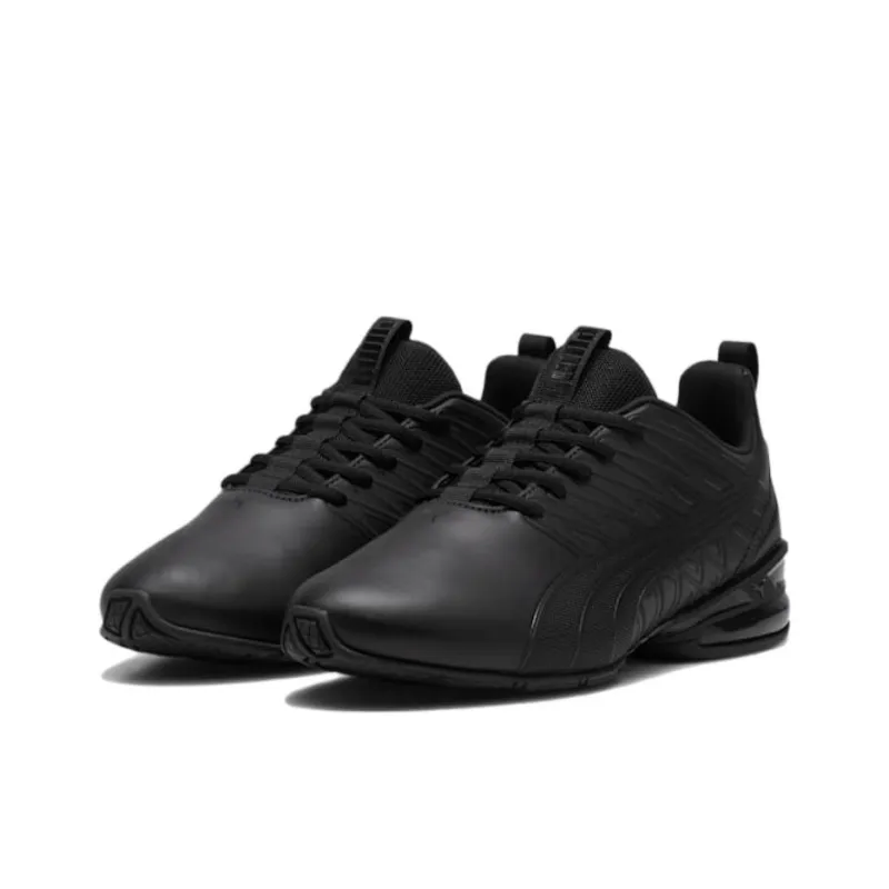 PUMA Voltaic Evo Anti Slip Wear Resistant Low Top Casual Running Shoes Men's Black-2