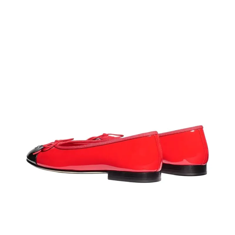 CHANEL Women's Casual Shoes Women's Red Black-3