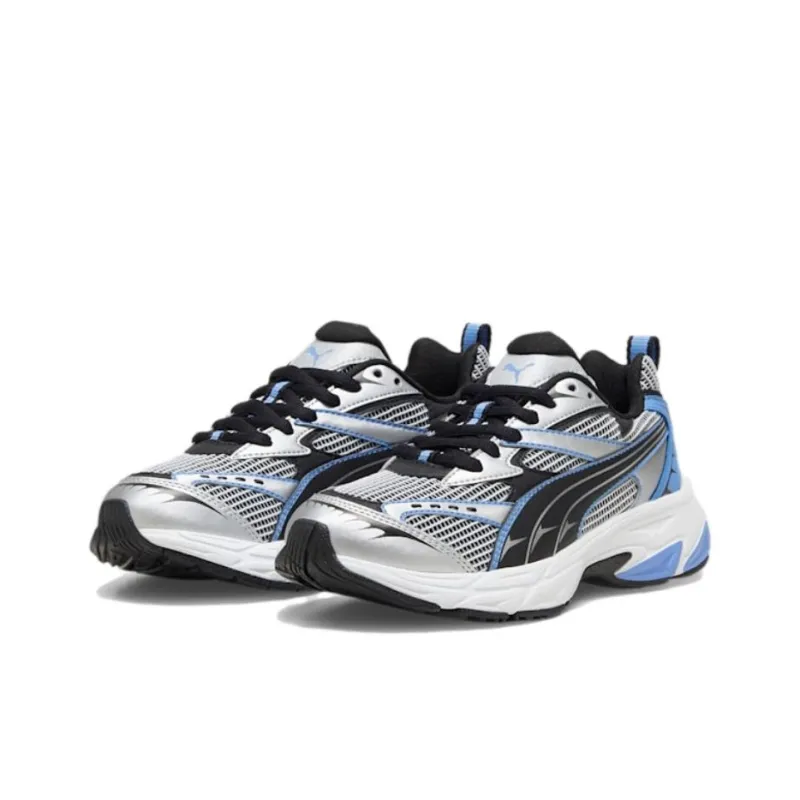 PUMA Morphic Lightweight Low Top Running Shoes Unisex Gray Blue Black-2