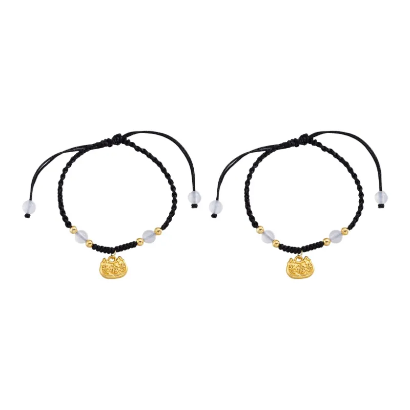 GIRATI Colored Glaze Jade Hand Rope Unisex-1