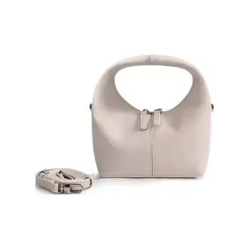 BOB ORE BLUE COLLECTION Genuine Leather Crossbody Handbag Shoulder Bag Medium Size Women's White