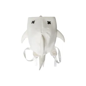 Dusen Kangaroo Nylon Backpack Regular Unisex Black/White