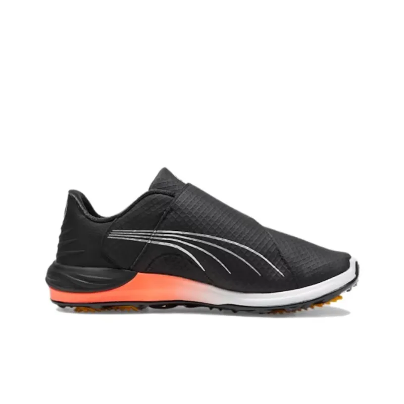 PUMA Anti Slip Wear Resistant Low Top Golf Shoes Men's Black-1