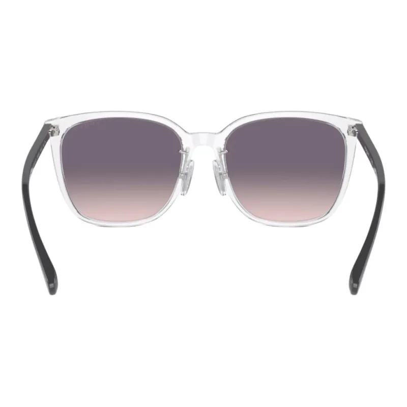 VOGUE Acetate Square Sunglasses Women's Transparent-5
