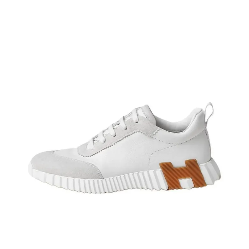 HERMES Cushioning Low Top Sports Casual Shoes Women's Gray White-0