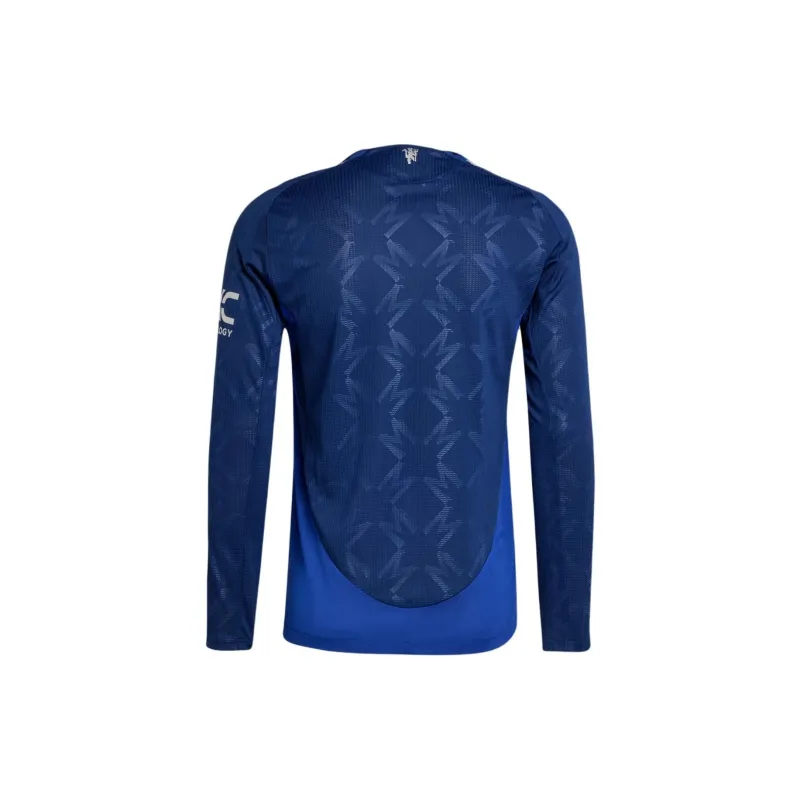 Adidas Free Shipping With AdiClub Manchester United 24/25 Long Sleeve Away Authentic Jersey-1