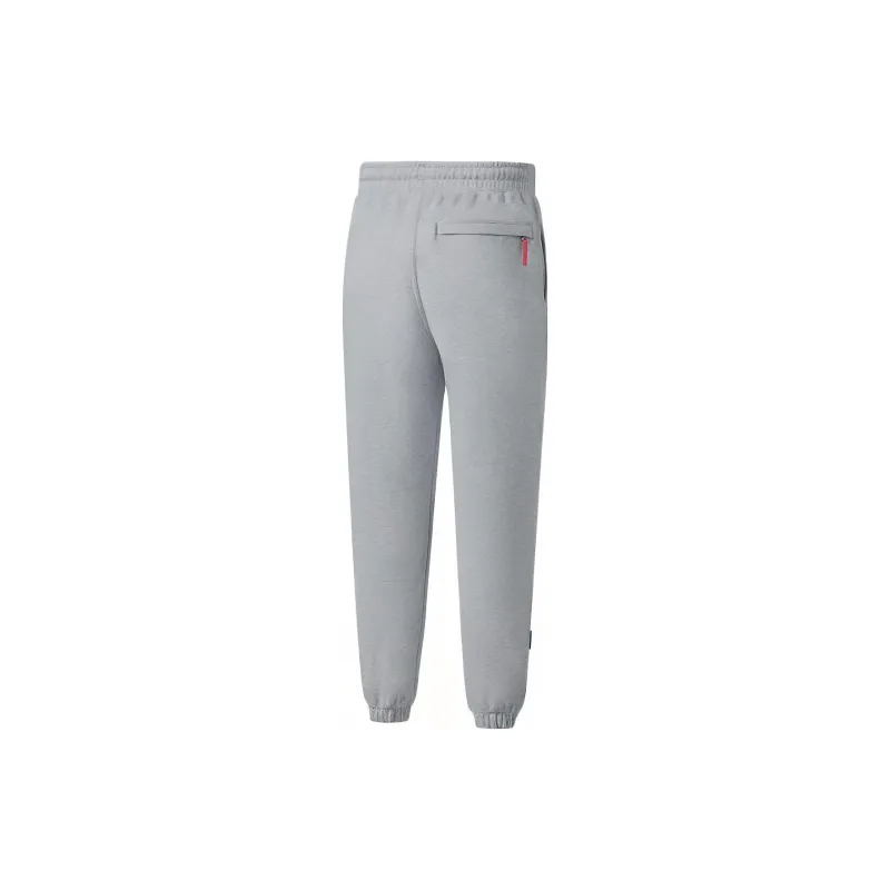 PUMA Fandom Knitted Sports Pants Men's Gray-1