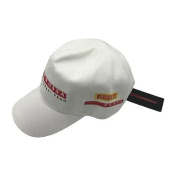 PRADA Cotton Baseball Caps Unisex White