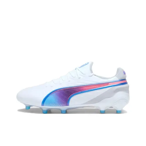 PUMA King Ultimate Anti Slip Wear Resistant Soccer Shoes Women's White